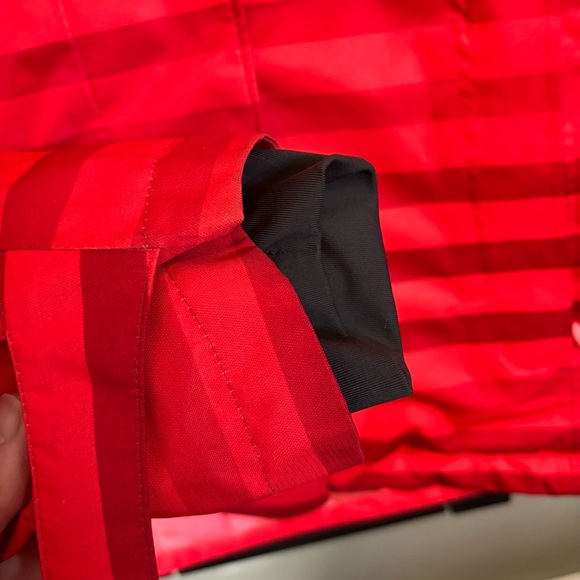 Mountain Hardwear Dry.Q Thermal Ski Jacket Women M Red Striped Insulated Snow - Picture 3 of 10